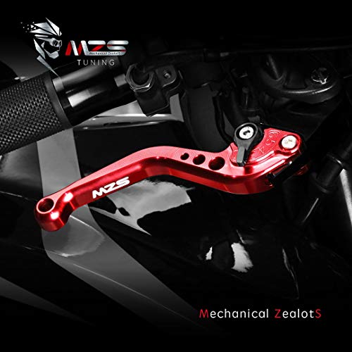 MZS Black Motorcycle Brake Clutch Levers Short